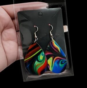Colorful Teardrop Earrings